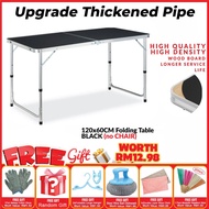 CAMPING ZONE 5/6FT Foldable Banquet Table Event / Camping / Hall / Buffet Outdoor Adjustable Height 