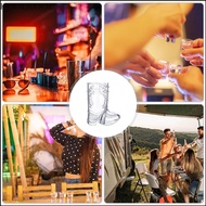 KOOK 6Pcs Drinking Cups Plastic Shot Glasses Cowboy Boot Shape Plastic Party Cups Plastic Beer Cup W
