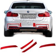Fit 12-18 BMW 3 Series M SPORT F30 Sedan F31 Wagon 320i 325d 328i 330d 330i 340i Rear Reflector