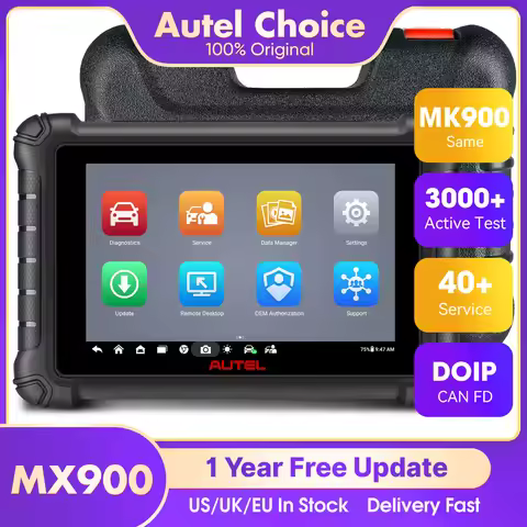 Autel MaxiCheck MX900 Automotivo Diagnostic Tool MK900 CAN FD/DoIP Bi-directional OBD2 Scanner Tools