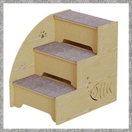 (BIGY) Pet Ladder Elderly Cat and Dog Bed Ladder Sofa Ladder Dog Steps Wooden Teddy Cat Stairs