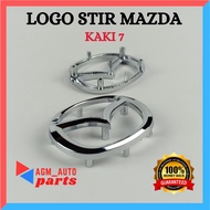 Logo Stir Mazda/ Steering Wheel Emblem Mazda 2 3 6 CX3 CX5 CX9 - Chrome