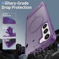 Magnetic Kick Stand Military Compatible Case for Samsung A16 A17 A26 A27/A37 A36/A56 S23 S24 S25 S26
