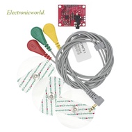 AD8232 Ecg module AD8232 ecg measurement pulse heart ecg monitoring sensor module kit Diy