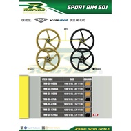 Y16 ABS PNP / Y15 RAPIDO 501 SPORT RIM 1.6-1.6-17 / 1.6-1.85-17 / 1.85-2.50-17 / 1.85-2.75-17 Racing