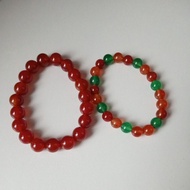 Natural red agate , agate bracelet