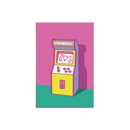 韓國 MUZIK TIGER 明信片/ Pixel Game Console