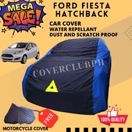 FORD FIESTA HATCHBACK CAR COVER HIGH QUALITY - WATER REPELLANT AND DUST PROOF -WITH FREE MOTOR COVER