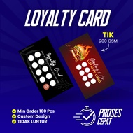 Loyalty Card Printing, 200gsm ICT Material, No Fade Custom Print Loyalty Card/