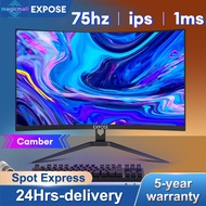 EXPOSE PC Monitor 4k 27 Inch ips Curved Monitor Gaming 75HZ Wiht Speaker 27 Inch 165HZ PS4/PS5/Xbox 24 Flat HDMI Lcd Monitor