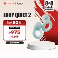 Zenith | Loop Quiet 2 Violet | Black Noise Reducing Earplugs (-24dB) for Focus, Napping & Travelling