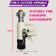 EM3 CUTTER SPINDLE PART FOR ESIGRAPH/KANTOGRAPH/ MANUAL ENGRAVING MACHINE