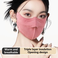 Alittlesetrtop Washable Cotton Mask Mouth Face Mask Fashionable Reusable Anti-UV Anti-Dust Cotton Mask SG