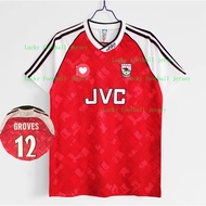 【NEW】1990-1992 Arsenal Jersey Retro Soccer Jerseys Football Jersey Men Shirt  90-92