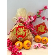Chinese new year snack hamper, love letters, biscotti, corn flake cookies, housewarming gift, pineapple tarts