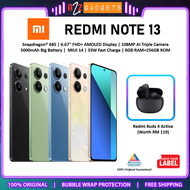 [MY Set] Redmi Note 13 5G | Note 13 4G Smartphone - 1 Year Xiaomi Malaysia Warranty