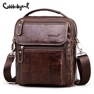 Cobbler Legend Men's Genuine Leather Handbag Business Shoulder Bag