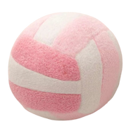 PRAISEDTU Stuffed Volleyball Throw Pillow Ball Shape Soft Volleyball Throw Pillow Doll Mascot Ball F