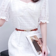 METAL BUCKLE BELT Vintage Metal Boho Leather BELT FOR WOMEN Y-2