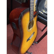 Gamma acoustic Guitar 41 inch built in pickup 2 band eq