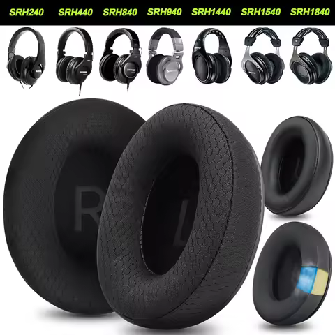 Replacement Foam Ear Pads for Shure SRH240 SRH440 SRH840 SRH940 SRH1440 SRH1540 SRH1840 memory foam 