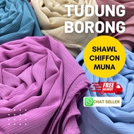 [Supplier] Shawl Chiffon Muna - Supplier Tudung Borong Direct Kilang