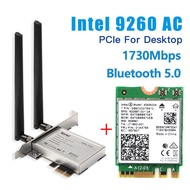 Bộ Điều Hợp Mạng PCIe Wifi Không Dây 1730Mbps 2.4G/5Ghz Intel 9260 AC 9260NGW 802.11ac Bluetooth 5.0