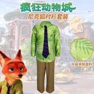 JUA Nick Fox cos Clothing Crazy Animal City Clothes Boy Short-Sleeved Shirt Children's Day Children'