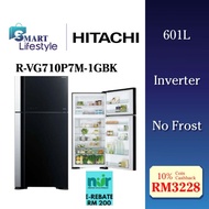 《SEDA》Hitachi Inverter Big 2 Glass Refridgerator (601L) R-VG710P7M -1