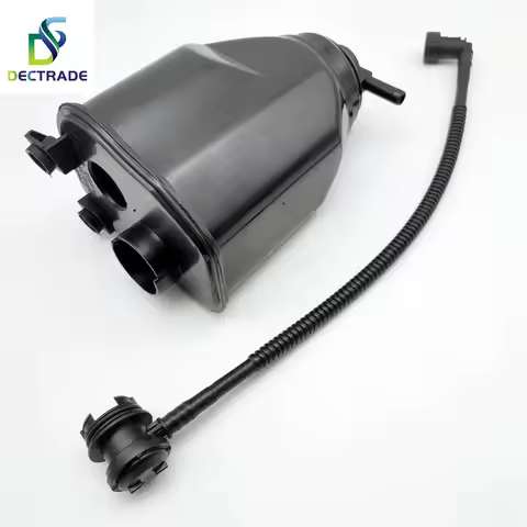 DECTRADE Carbon Charcoal Canister Container Breather Pipe Hose For VW Golf Beetle Jetta Audi A3 TT O