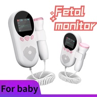 Fetal Doppler Heartbeat Detector Hand-hold Fetal Monitor Portable Baby Heart Ultrasound Fetus Dopple