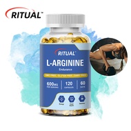 Ritual L-Arginine 600mg Capsules Endurance  L Arginine Sports Improved Muscle  Growth & Energy