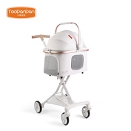 Factory American Toodandan Small Medium Dog Pet Cart Outing Dog Cart Bag Separation Folding Aluminum