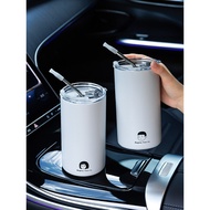 tyson tumbler 保温瓶 Couple Thermos Cup Girls Cold Storage Stainless Steel Accompanying Coffee Cup Car 
