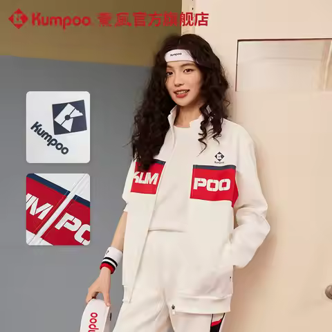 kumpoo men's badminton uniform hoodies sportswear women's tennis sports jackets coats pants