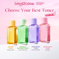 【Sale】Glad2Glow Pomegranate Niacinamide Brightening Toner Combo skincare Whitening/Exfoliating/Cente