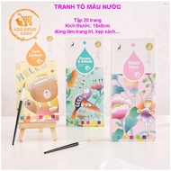 (Brush Included) DIY Water Coloring Pages for Children to Unleash Creativity, Compressed Coloring 20