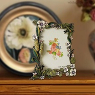 [Ready To Ship] SiaBiced 3.5x5 Photo Frame Floral Picture Frame Metal Retro Style 3.5x5 Picture Fram