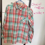 Chocol raffine robe Plaid Shirt