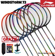 Raket Badminton Lining Windstorm 72 72S SPEED POWER Original