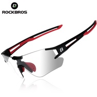 ROCKBROS Outdoor Cycling Polarized Photochromic Glasses with Transparent Lens