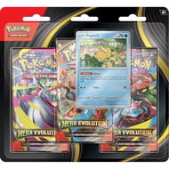 Pokémon TCG ME01 Mega Evolution 3-Pack Blister set of 2