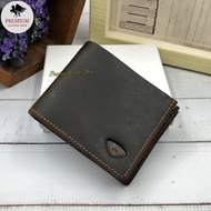 Rush Rider Full Leather Wallet Men Man Short Wallet Cowhide Leather Purse