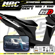 STRIPING STICKER/S VARIATION SCOTLET/S CUSTOM/S VARIO 125 150 VARIO GEN 1 ae86 INITIAL D D1
