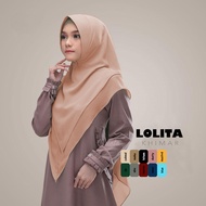 HIJAB KHIMAR SYARI CERUTY LOLITA / KHIMAR SISESA / JILBAB SAFETY MASK / KHIMAR INSTAN PET