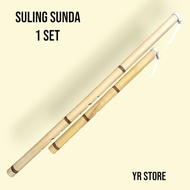 READY Suling tradisional sunda 1 set degung kawih suling sunda bambu