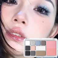 Tingphe 12-Color Heart-Fluttering Eyeshadow Palette Everyday Autumn/Winter & Blush Matte 3-in-1 M4U2