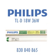 Philips TLD TL-D Brightboost 18W 36W T8 Fluorescent Light Tube 830 840 865 GSE