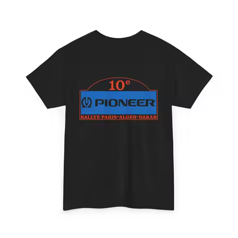 2026 New Pioneer Dakar Retro Style Shirt F1 Movie Brad Pitt T-shirt Group B Rally Shirt Paris-Algier