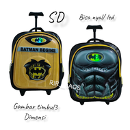 Tas sekolah anak laki laki/tas ransel anak laki laki/tas sekolah anak batman sd/tas ransel batman sd